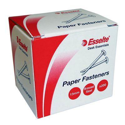 Esselte Paper Fastener 13Mm Brass Box 200 42728 - SuperOffice