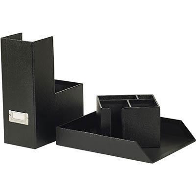 Esselte Premium Desk Accessories Pack Black 49773 - SuperOffice