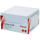 Esselte Ruled System Cards 127 X 76Mm White Pack 500 316785 - SuperOffice