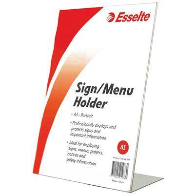 Esselte Sign / Menu Holder Slanted Portrait A3 48360 - SuperOffice