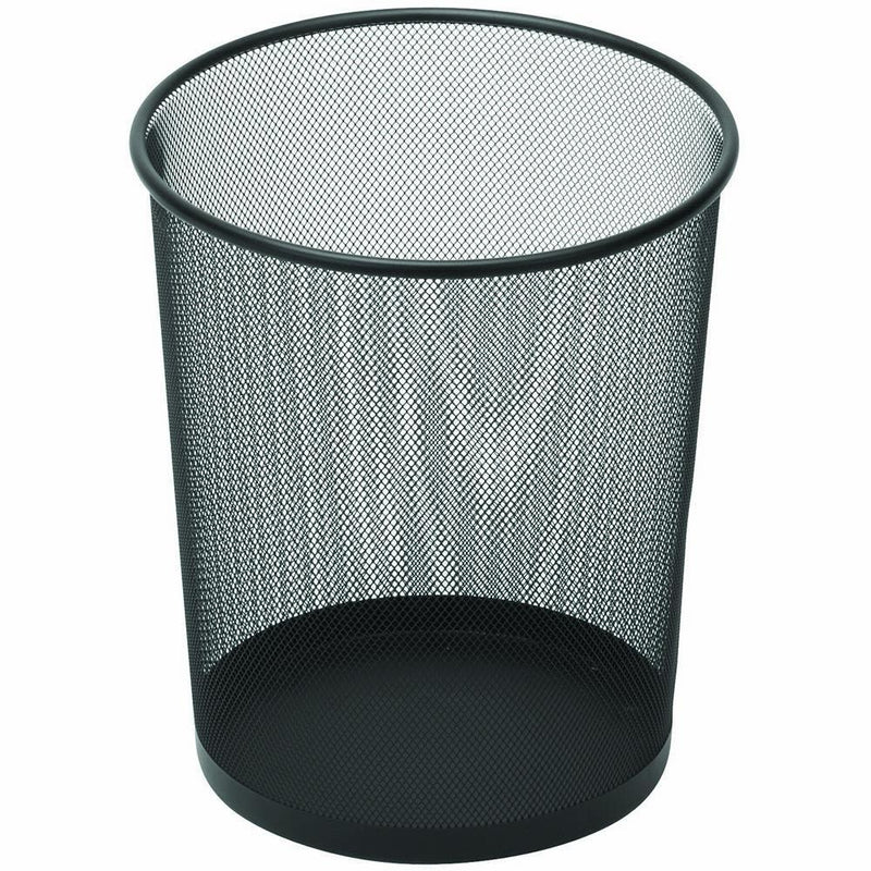 Esselte Waste Bin Metal Mesh 10 Litre Black 47554 - SuperOffice