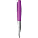 Faber-Castell Loom Twist Ballpoint Pen Violet Purple Silver Medium NIB 1.0mm 19-149303 - SuperOffice