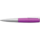 Faber-Castell Loom Twist Ballpoint Pen Violet Purple Silver Medium NIB 1.0mm 19-149303 - SuperOffice