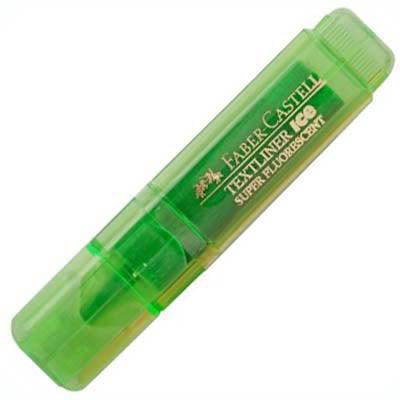 Faber-Castell Textliner Ice Highlighter Chisel Green Box 10 57-154663 - SuperOffice