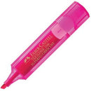 Faber-Castell Textliner Ice Highlighter Chisel Pink Box 10 57-154628 - SuperOffice