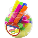 Faber-Castell Textliner Ice Highlighters Chisel Assorted Jar 25 Colours 57-480225 - SuperOffice