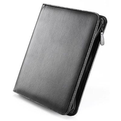 Falcon Leather Zip Conference Folder FI6527L - SuperOffice