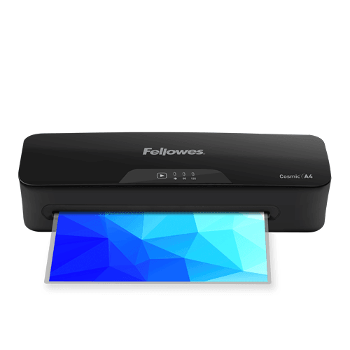 Fellowes Cosmic A4 Laminator Laminating Machine Black 5249201 - SuperOffice