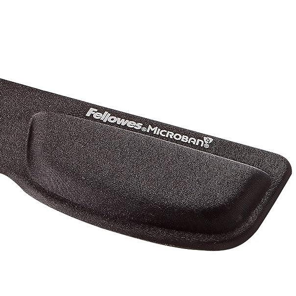 Fellowes Keyboard Palm Support Gel Wrist Rest Black 9183201 - SuperOffice