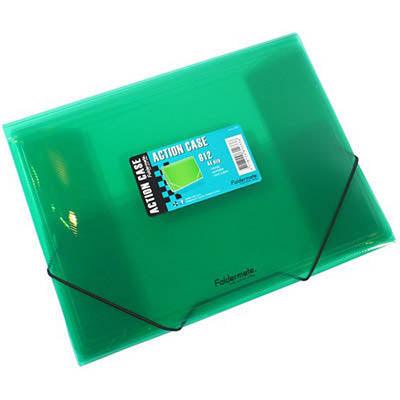 Foldermate Pop Gear Document Wallet Pp Elastic Closure A4 Green 100852048 - SuperOffice