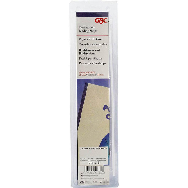 Gbc Velobind Strips 4 Prong White Pack 25 QT9741639 - SuperOffice