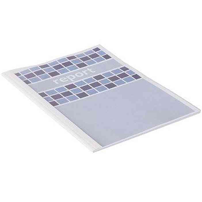 Gold Sovereign Thermal Binding Cover 3Mm Spine White Back/Clear Front Box 100 STBC3WBCF - SuperOffice