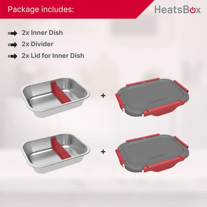 HeatsBox Inner Dish Lunchbox Set HeatsBox Go/Style+ Pack 2 INNERDISH-HEATSBOX - SuperOffice