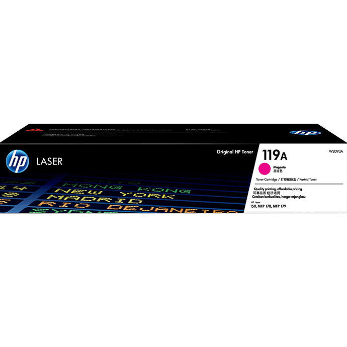 HP 119A Toner Cartridge Magenta LaserJet Genuine W2093A W2093A - SuperOffice