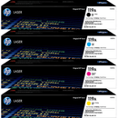 HP 119A Toner Ink Cartridge Black/Cyan/Magenta/Yellow Set Genuine LaserJet HP 119A Set - SuperOffice