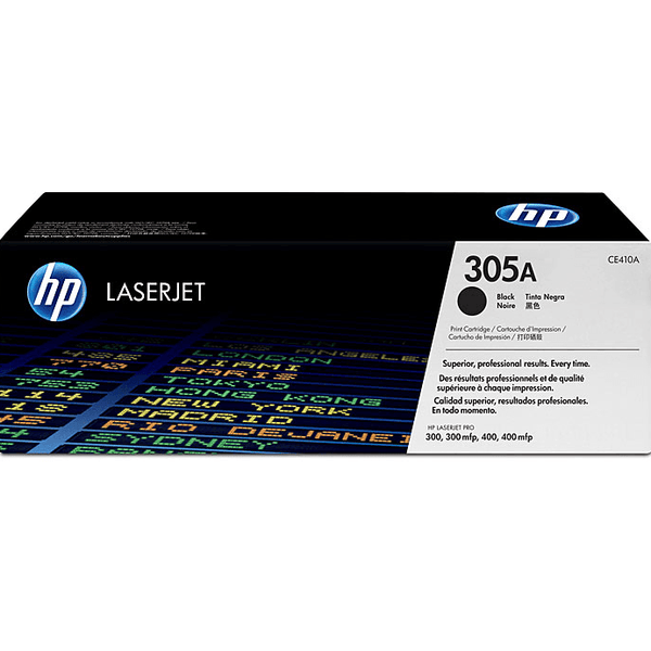 HP 305A Toner Ink Cartridge Black LaserJet Genuine CE410A - SuperOffice