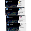 HP 508A Toner Ink Cartridge Black/Cyan/Magenta/Yellow Set Genuine LaserJet HP 508A Set - SuperOffice