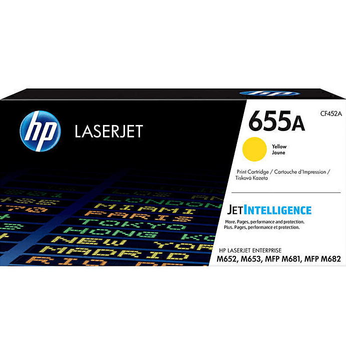 HP 655A Toner Ink Cartridge Black/Cyan/Magenta/Yellow Set Genuine LaserJet HP 655A Set - SuperOffice