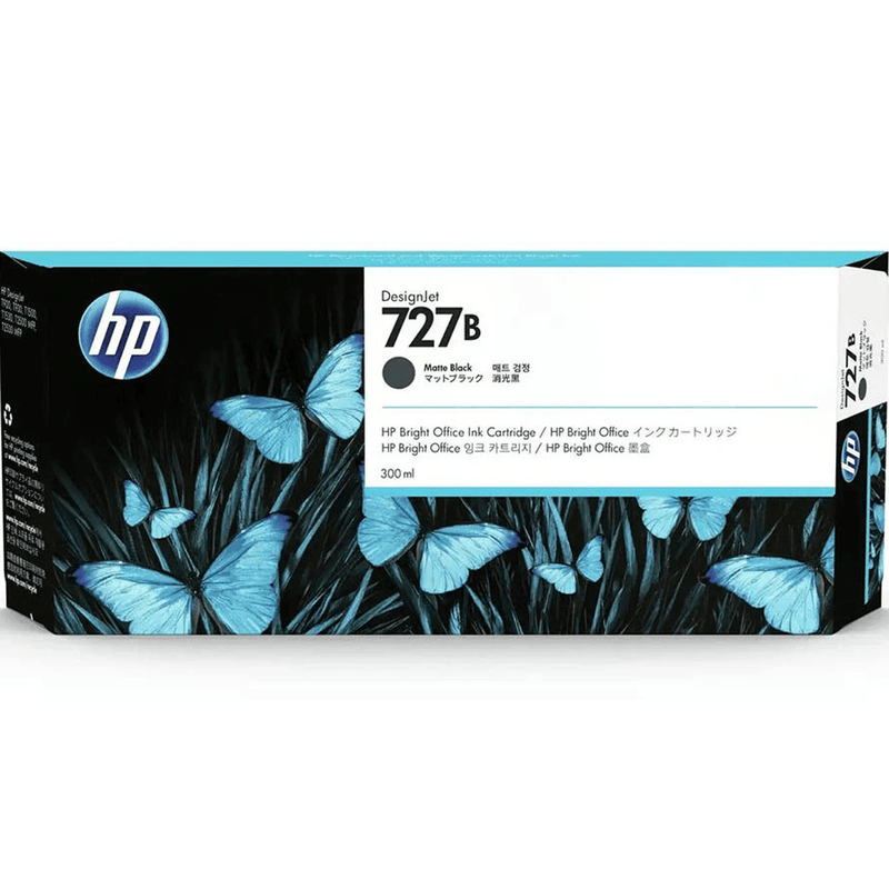 HP 727 Ink Cartridge Designjet Matte Black Genuine Original 727B 3WX19A - SuperOffice