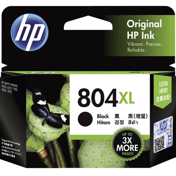 HP 804XL Ink Cartridge High Yield Black T6N12AA T6N12AA - SuperOffice