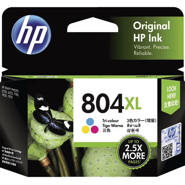 HP 804XL Ink Cartridge High Yield Tri-Colour Pack T6N11AA T6N11AA - SuperOffice