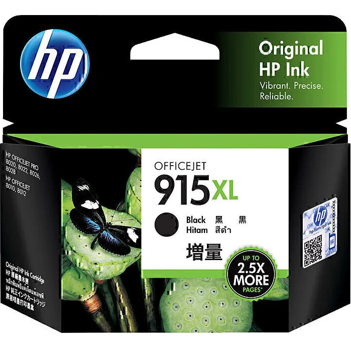 HP 915XL Set Ink Cartridge High Yield Black/Magenta/Yellow/Cyan Genuine Original 915XL (Set) - SuperOffice