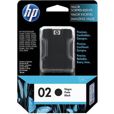 Hp C8721Wa No.02 Ink Cartridge Black C8721WA - SuperOffice