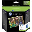 Hp Cg849Aa No.02 Ink Cartridge Value Pack 6 + 120 Sheet 6X4 Paper CG849AA - SuperOffice