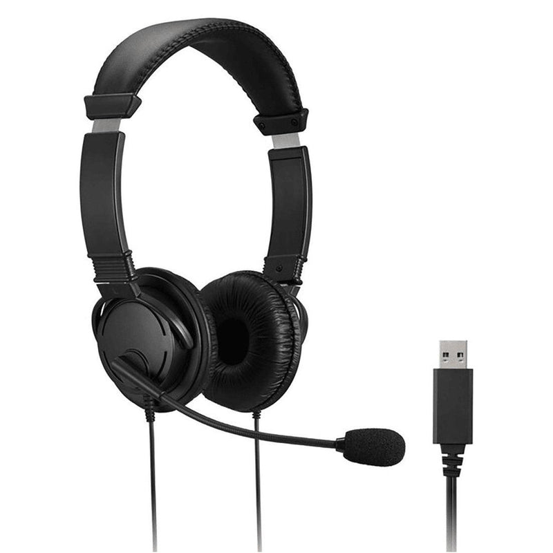 Kensington Classic Headset With Microphone USB-A Headphone Black K33065WW - SuperOffice