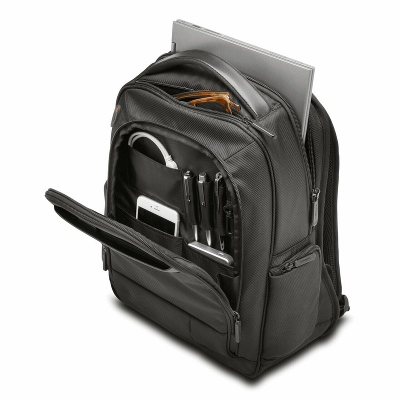 Kensington Contour 2.0 Business Slim Laptop Backpack Bag 14" Black K60383WW - SuperOffice