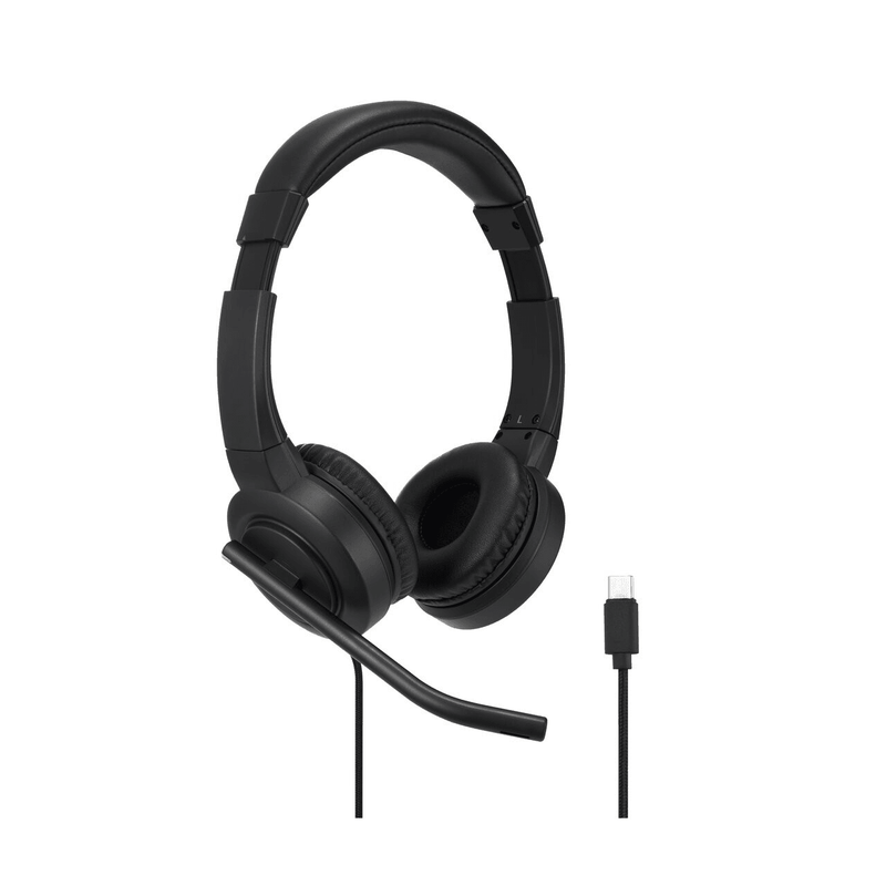 Kensington H1000 USB-C On-Ear Headset Headphones Black K83450WW - SuperOffice