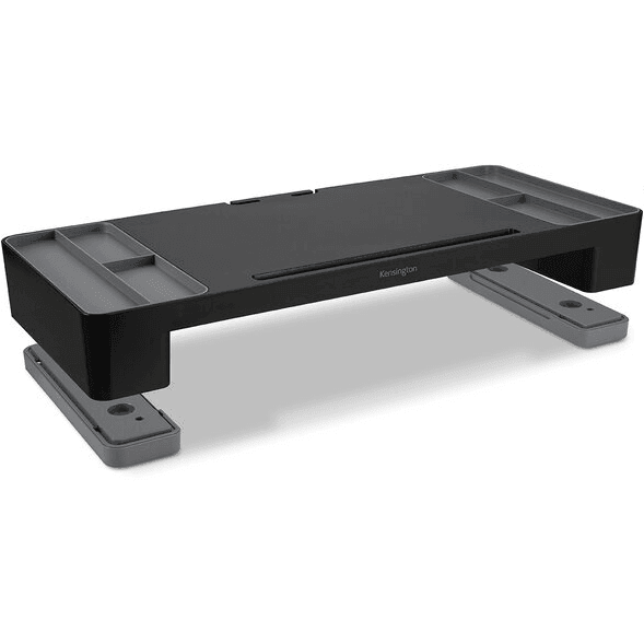 Kensington Monitor Stand Riser Stationery Compartments Organiser Cable Management K58300WW - SuperOffice