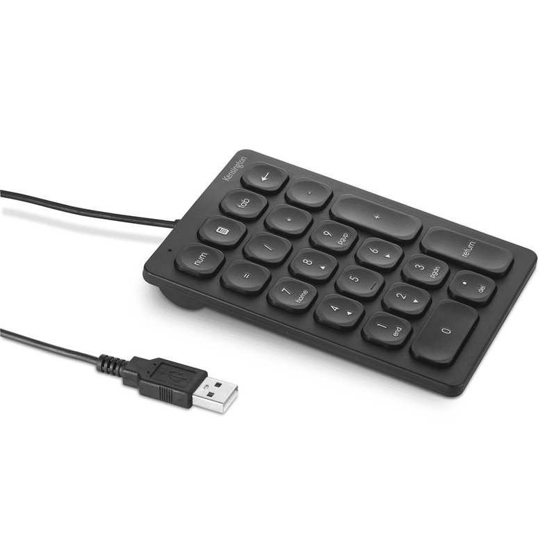 Kensington Numpad Number Keypad Wired Keyboard Numeric Black K79820WW - SuperOffice