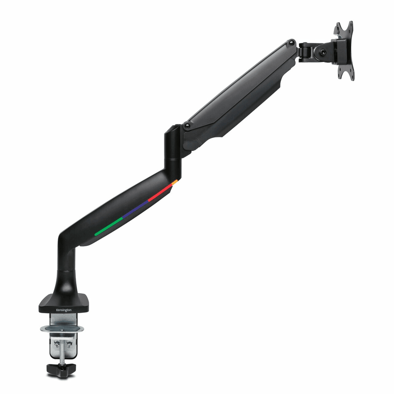 Kensington SmartFit One Touch Adjustable Single Monitor Arm Black K59600WW - SuperOffice