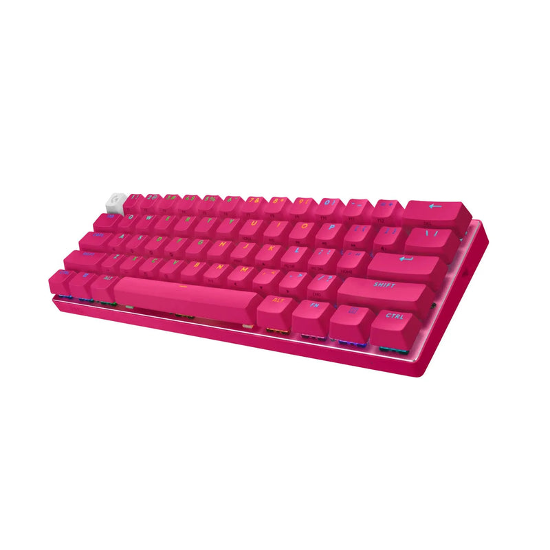 Logitech G PRO X 60 LIGHTSPEED Wireless Gaming Keyboard Tactile Magenta 920-011954 - SuperOffice