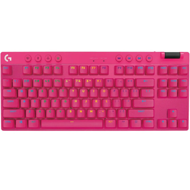 Logitech G PRO X TKL LIGHTSPEED Gaming Keyboard Magenta 920-012426 - SuperOffice