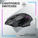 Logitech G502 X Plus Gaming Mouse Wireless RGB Black 910-006164 - SuperOffice