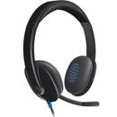 Logitech H540 Over Ear Headset Microphone Wired USB Headphones Stereo 981-000482 - SuperOffice