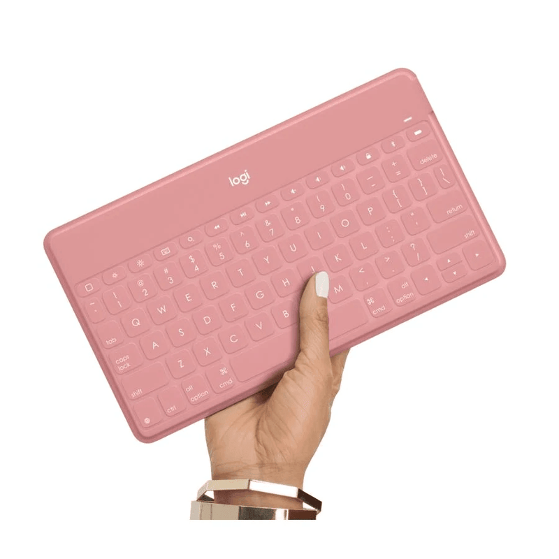 Logitech Keys To Go Keyboard Bluetooth Wireless Portable Blush Pink iPhone iPad 920-010039 - SuperOffice