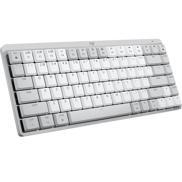 Logitech MX Mechanical Mini Wireless Keyboard TKL for Mac Pale Grey 920-010800 - SuperOffice