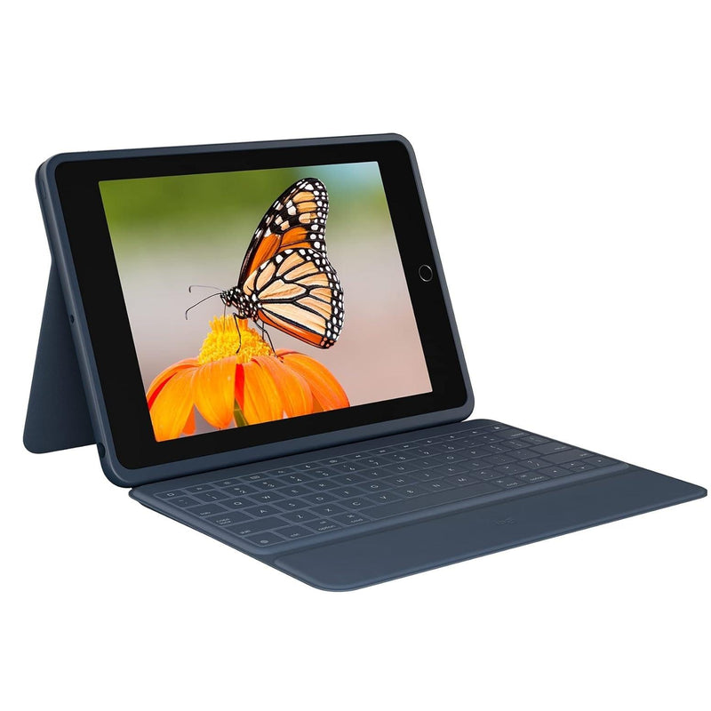 Logitech Rugged Protective Keyboard Case Combo 3 for iPad 10.2" 7th/8th/9th Gen Blue 920-009320 - SuperOffice