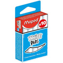 Maped Chalk White Box 10 8593500 - SuperOffice