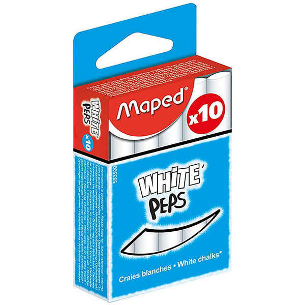 Maped Chalk White Box 10 8593500 - SuperOffice