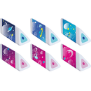 Maped Cosmic Erasers Rubbers Pink/Blue Triangular 6 Pack 8119518 (2 Pack Pink/Blue) - SuperOffice