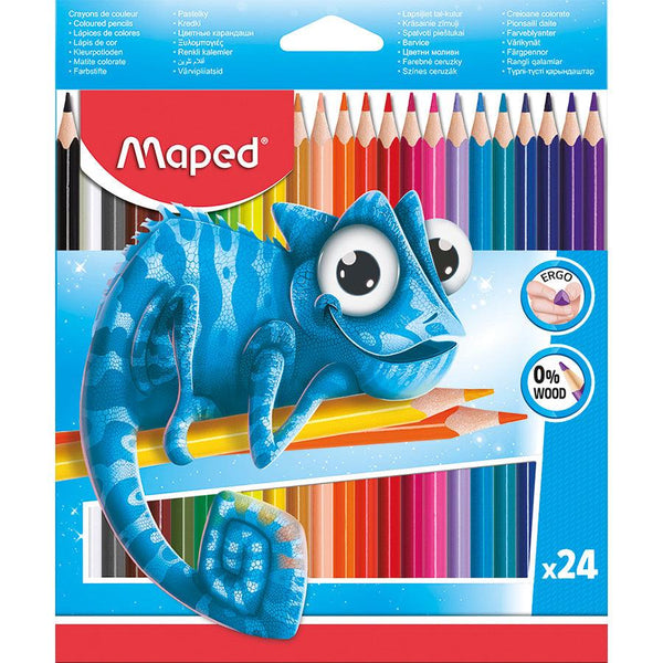 Maped Pulse Colouring Pencils Box 24 Assorted 8862254 - SuperOffice