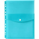 Marbig Binder Pocket Top Opening Document Wallet Holder A4 Marine Pack 12 2025801 (12 Pack) - SuperOffice