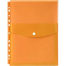 Marbig Binder Pocket Top Opening Document Wallet Holder A4 Orange Pack 12 2025806 (12 Pack) - SuperOffice