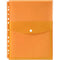 Marbig Binder Pocket Top Opening Document Wallet Holder A4 Orange Pack 12 2025806 (12 Pack) - SuperOffice