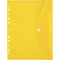 Marbig Binder Pocket With Button A4 Yellow 2025905 - SuperOffice