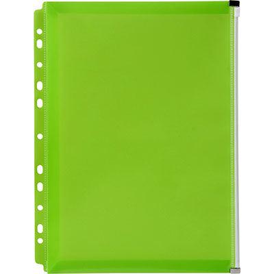 Marbig Binder Pocket Zip Closure A4 Lime 2025704 - SuperOffice